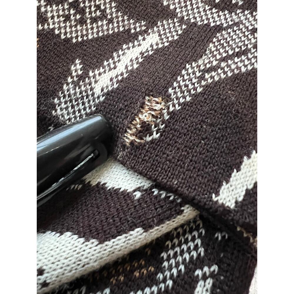 St John Sweater 6 Koala Brown Knit Novelty Animal Whimsical Pullover Crewneck - Picture 4 of 8